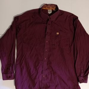 Cinch man's button down shirt size XL